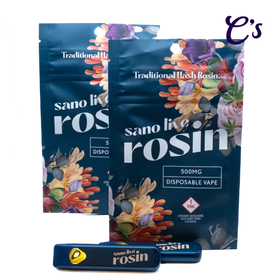 Photograph of product: Sano Gardens | Live Rosin Disposable Cart (H) Biscotti Sherb 500mg