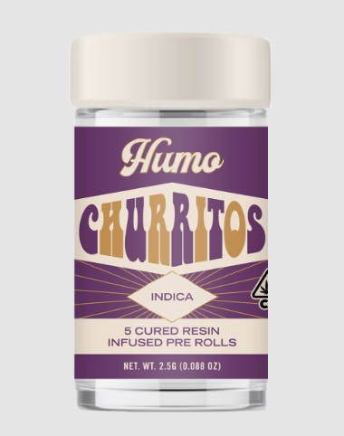 Photograph of product: Churritos Adios GMO Cured Resin Infused Pre-rolls 0.5g | 2.5g - Sales Floor