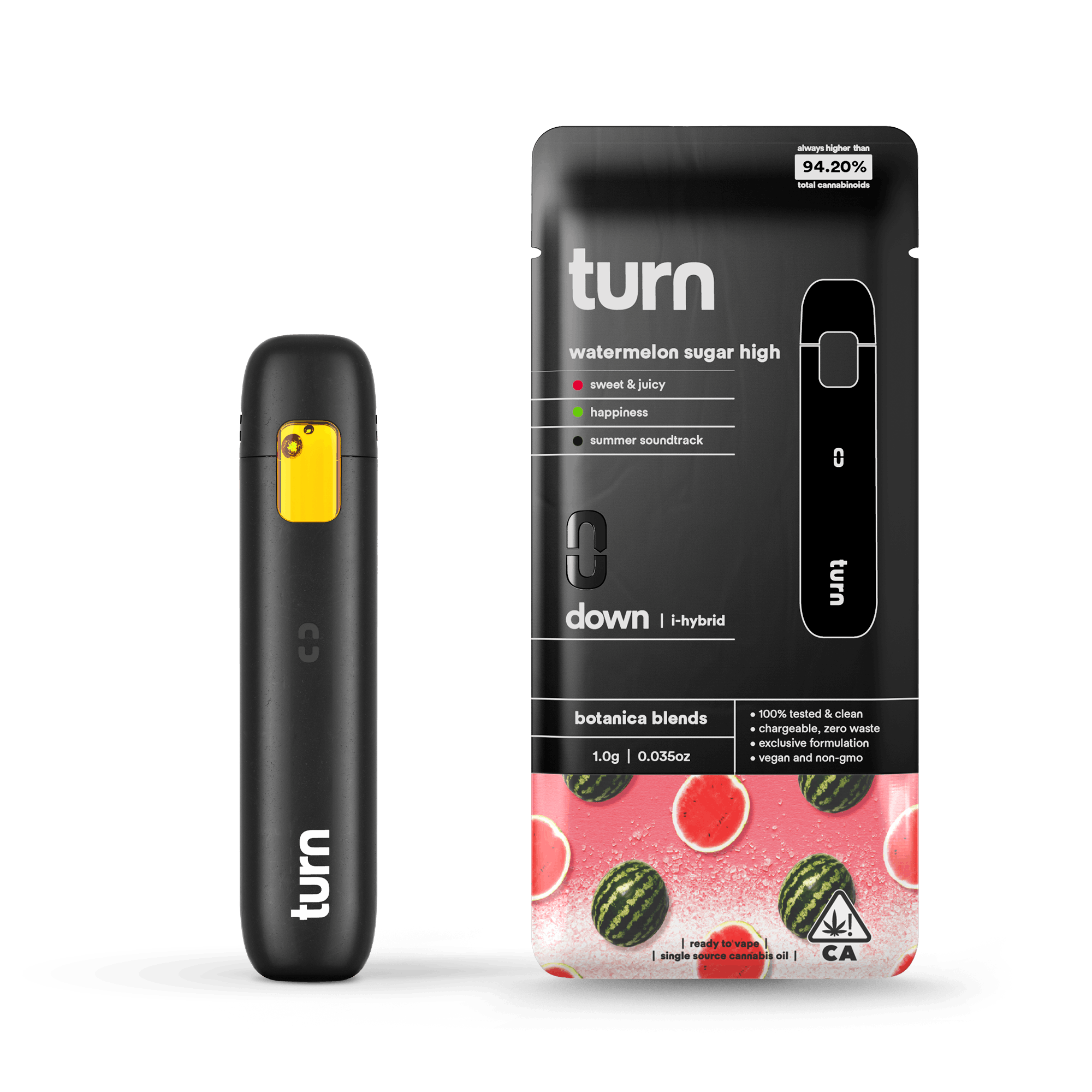 Photograph of product: Turn - Turn Down - Watermelon Sugar High - Disp