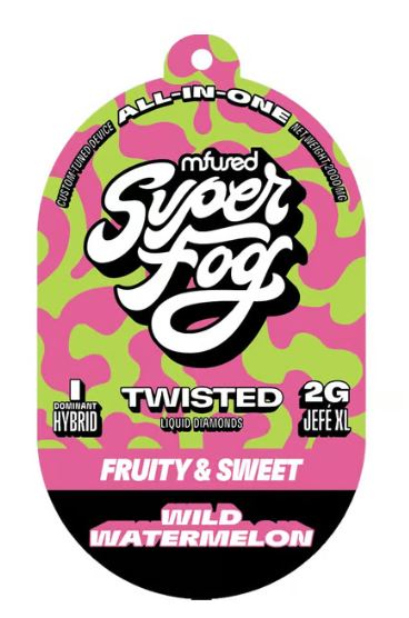 Photograph of product: Wild Watermelon  | Twisted Liquid Diamonds Disposable