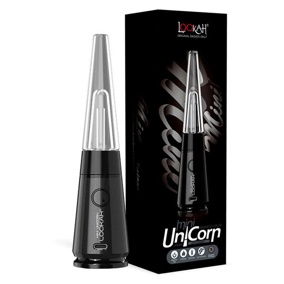 Photograph of product: Lookah - Unicorn Mini Portable Electric Dab Rig (Black)