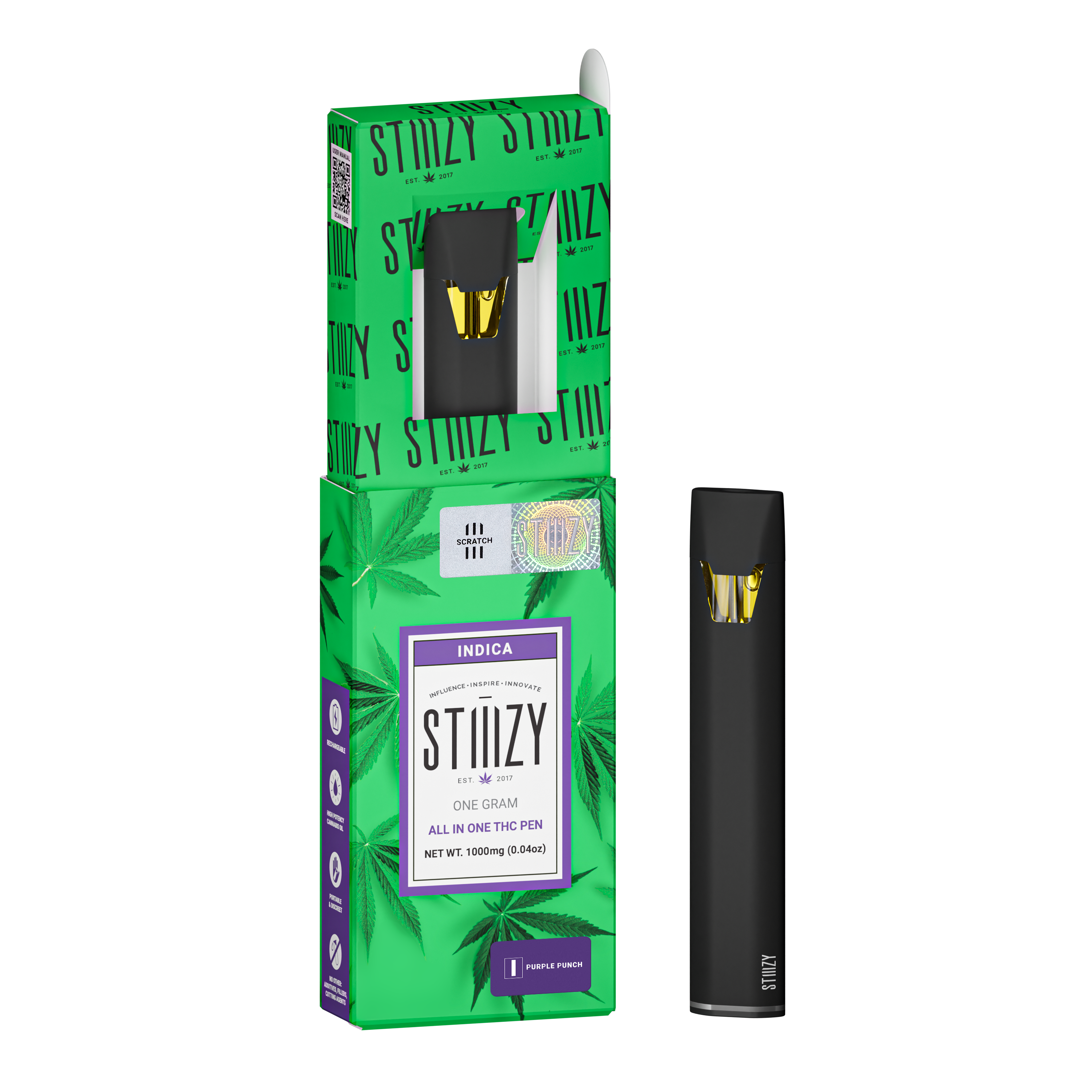 Photograph of product: STIZZY Original (1g) AIO Purple Punch (I)