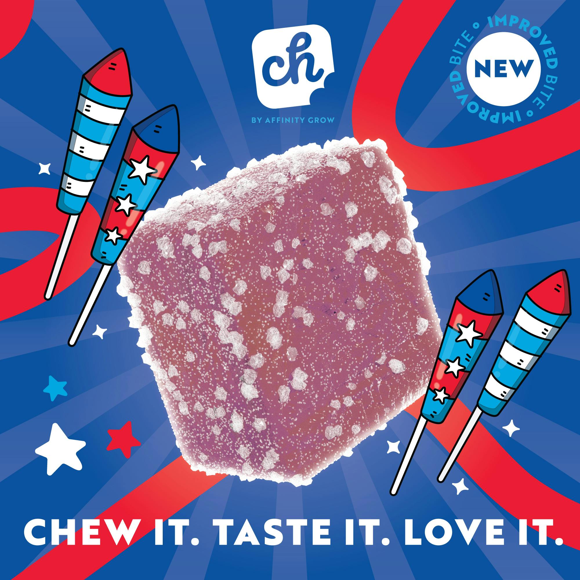 Photograph of product: Red White and Chew Gummies (I) 00551