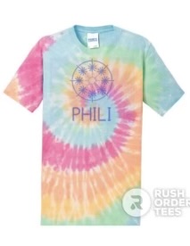 Photograph of product: Tie Dye Phili T-Shirt