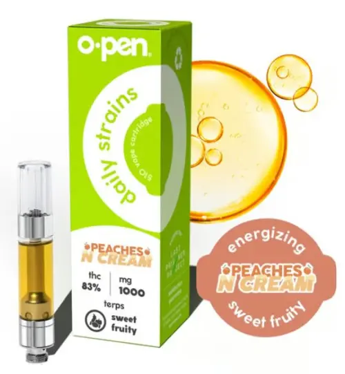 Photograph of product: Daily Energizing Peaches N Cream - Cart (1g)