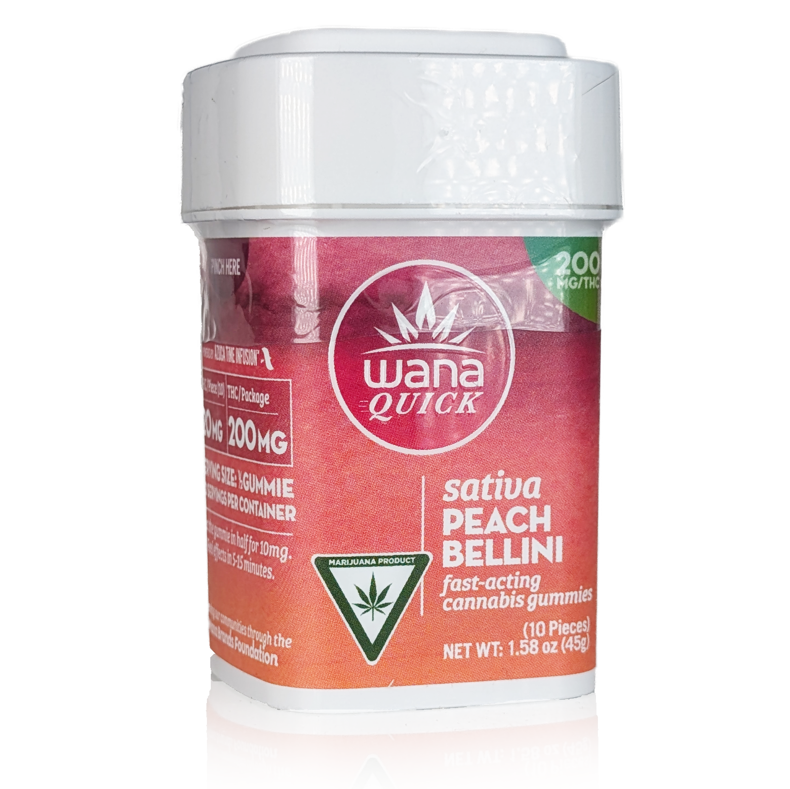 Photograph of product: QUICK - PEACH BELLINI - 200MG
