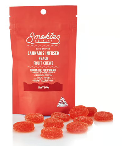 Photograph of product: SMOKIEZ - Oui'd Sweet Peach - 100MG TH-oui