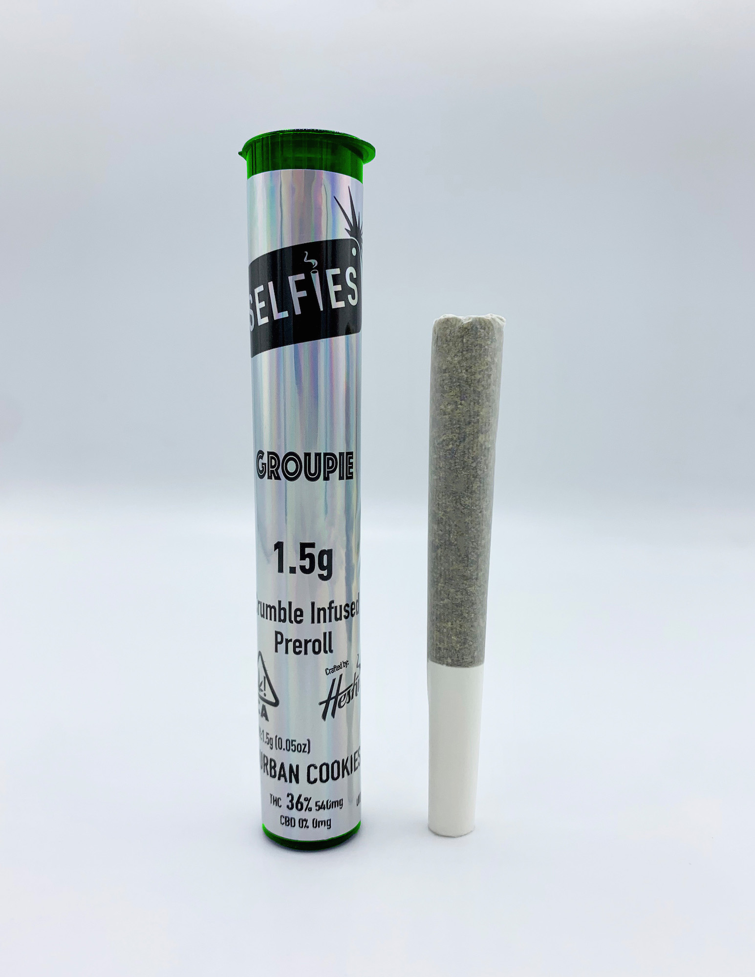 Photograph of product: SELFIES | Durban Cookies | Groupie Preroll | 1.5G
