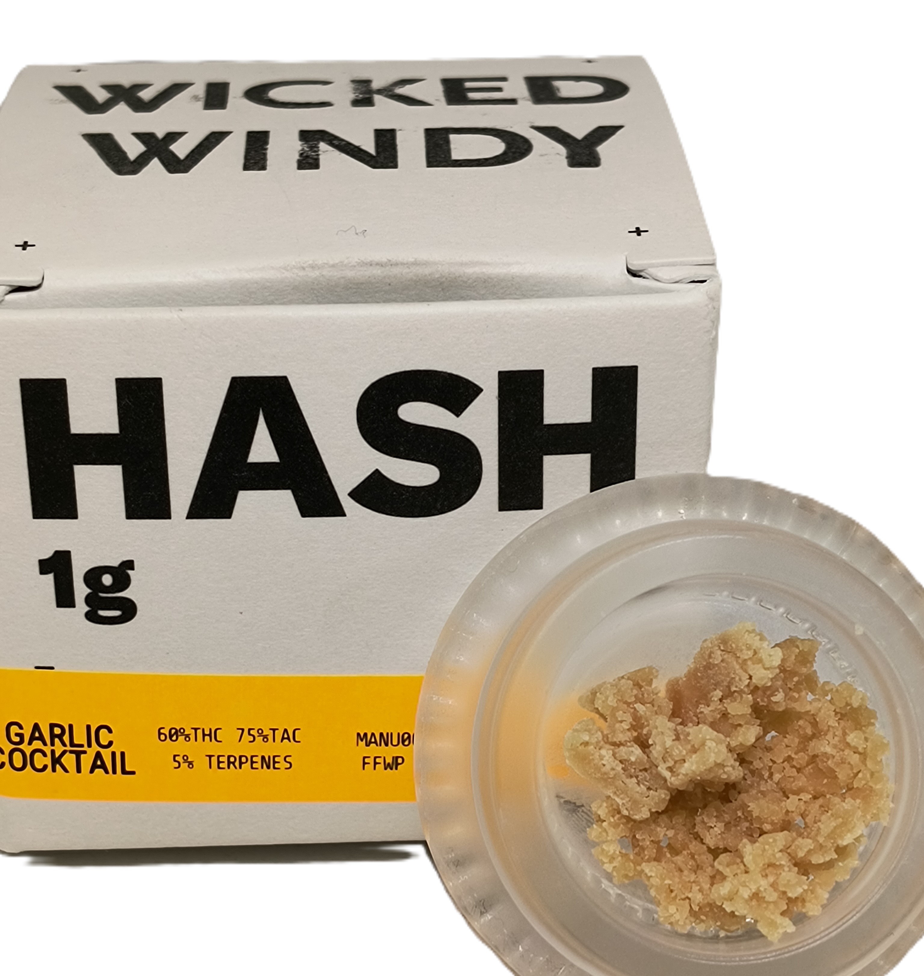 Photograph of product: Garlic Cocktail Live Rosin | Wicked Windy