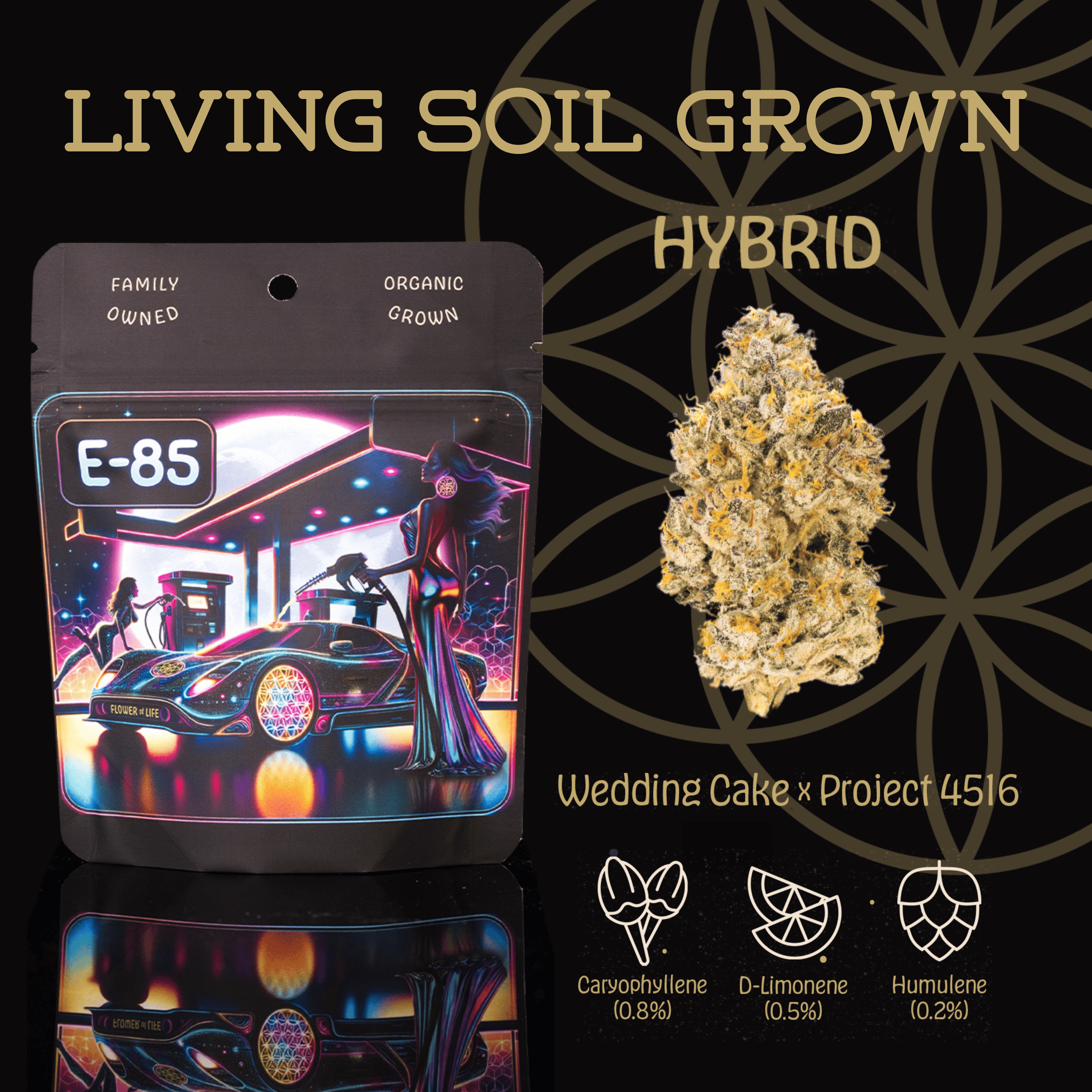 Photograph of product: E-85 | 3.5g