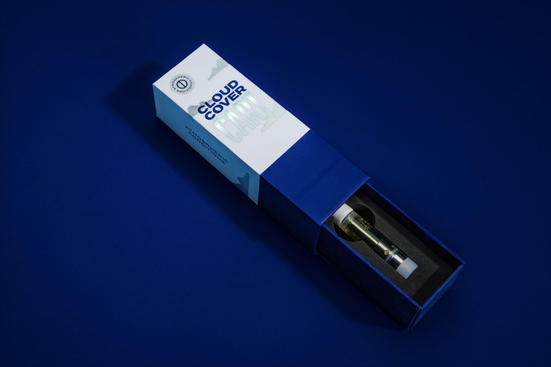 Photograph of product: Cloud Cover | 510 Vapor Cart | Cured Resin | Purple Fuji | 1g