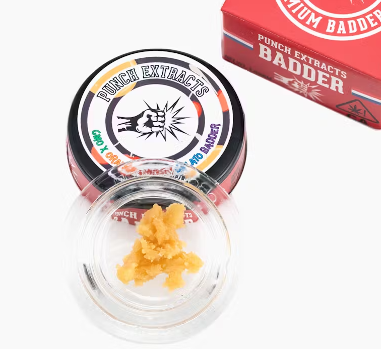 Photograph of product: Gmo X Orange Cherry Gelato Badder