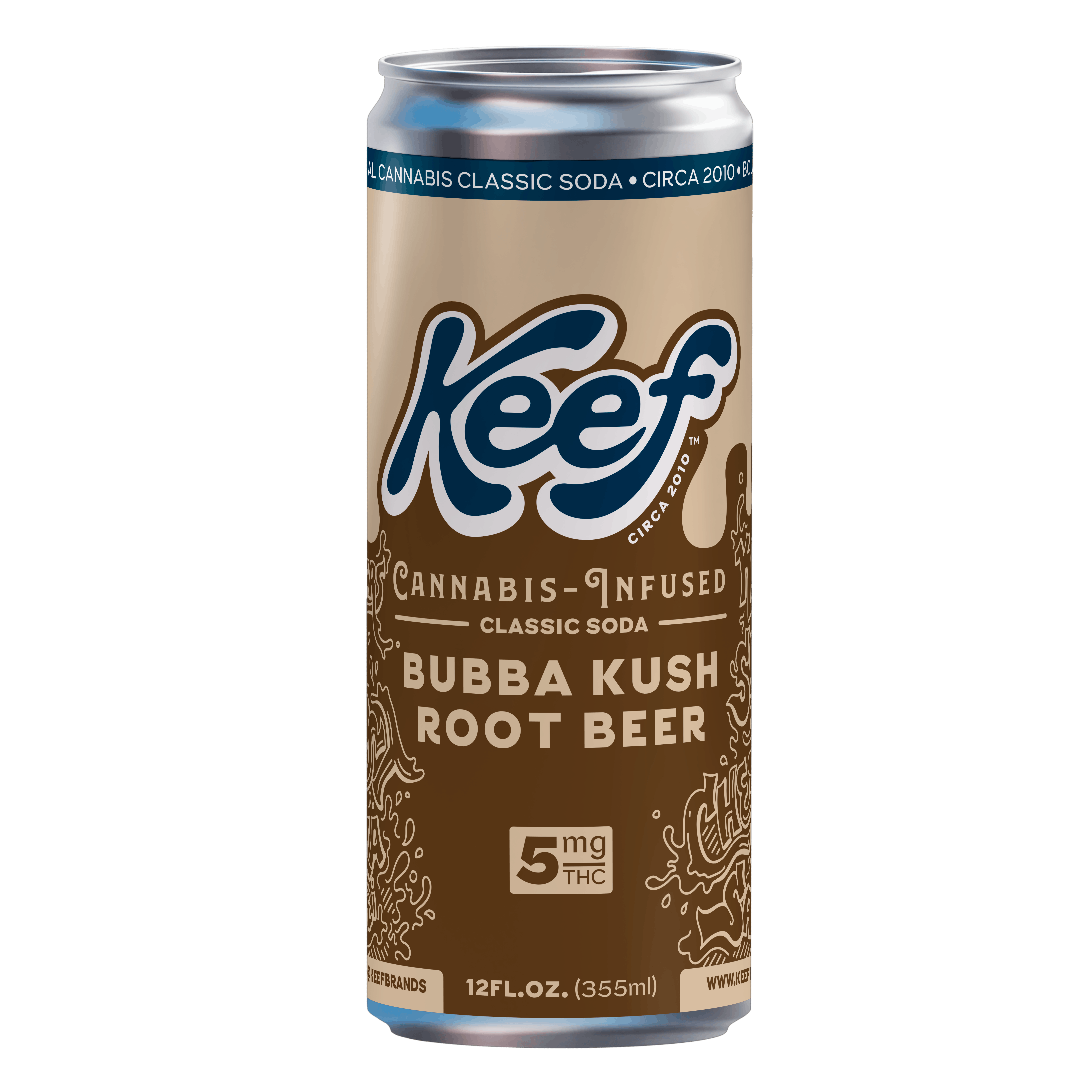Photograph of product: Bubba Kush Root Beer Infused Beverage 5mg (H)