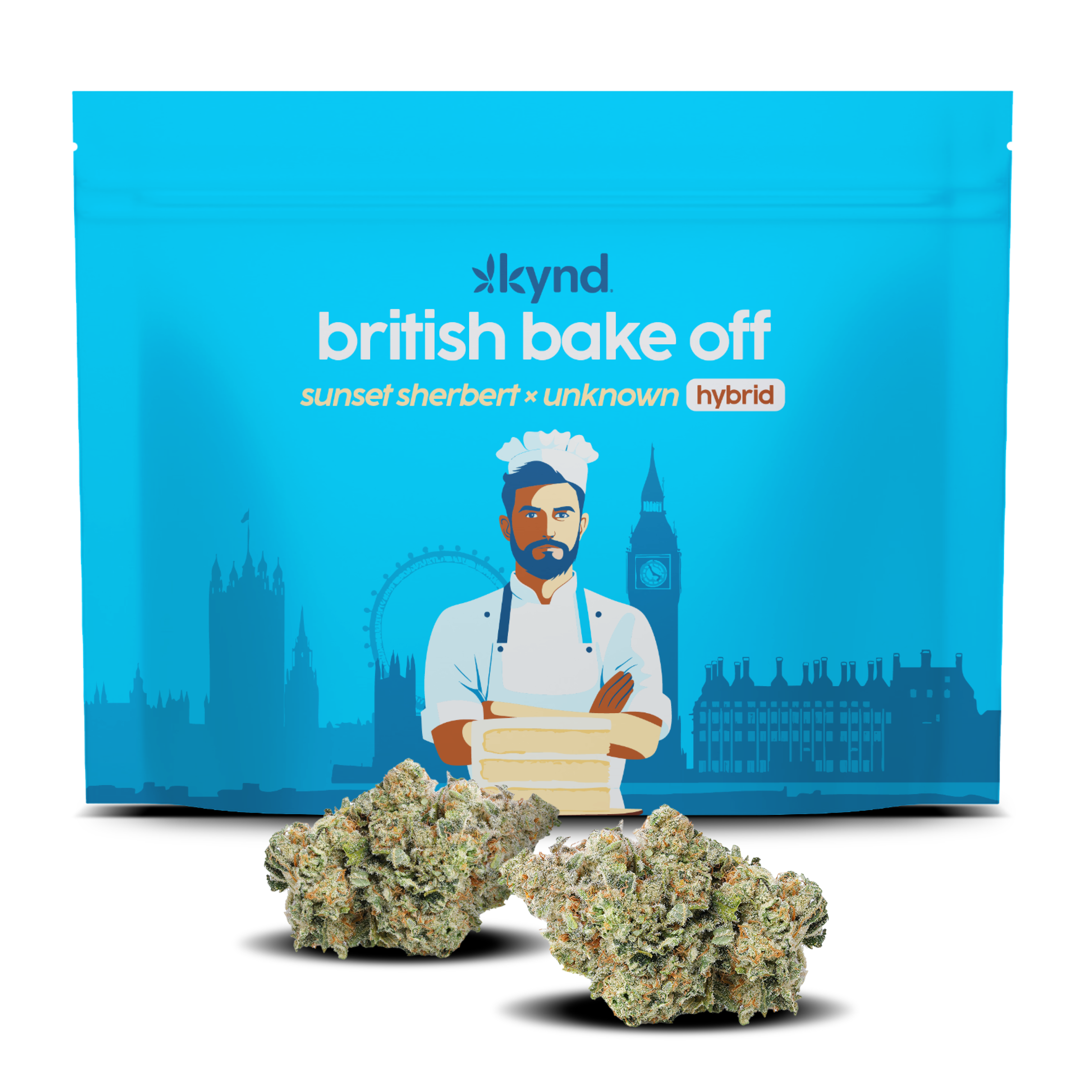 Photograph of product: Kynd British Bake Off (H) Flower 28g