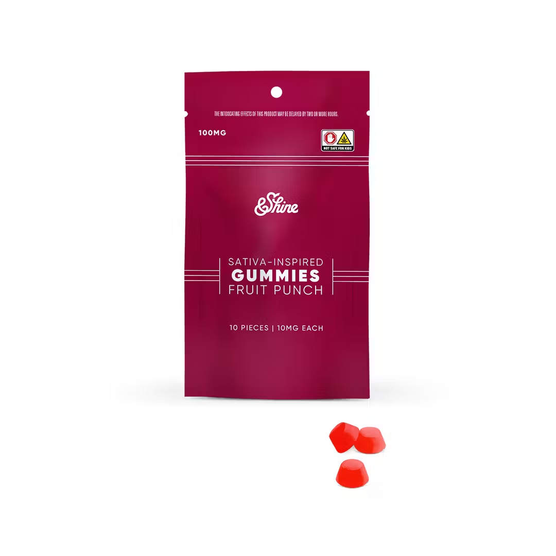 Photograph of product: Fruit Punch Bites 10pk/100mg (10mg TH-oui each)