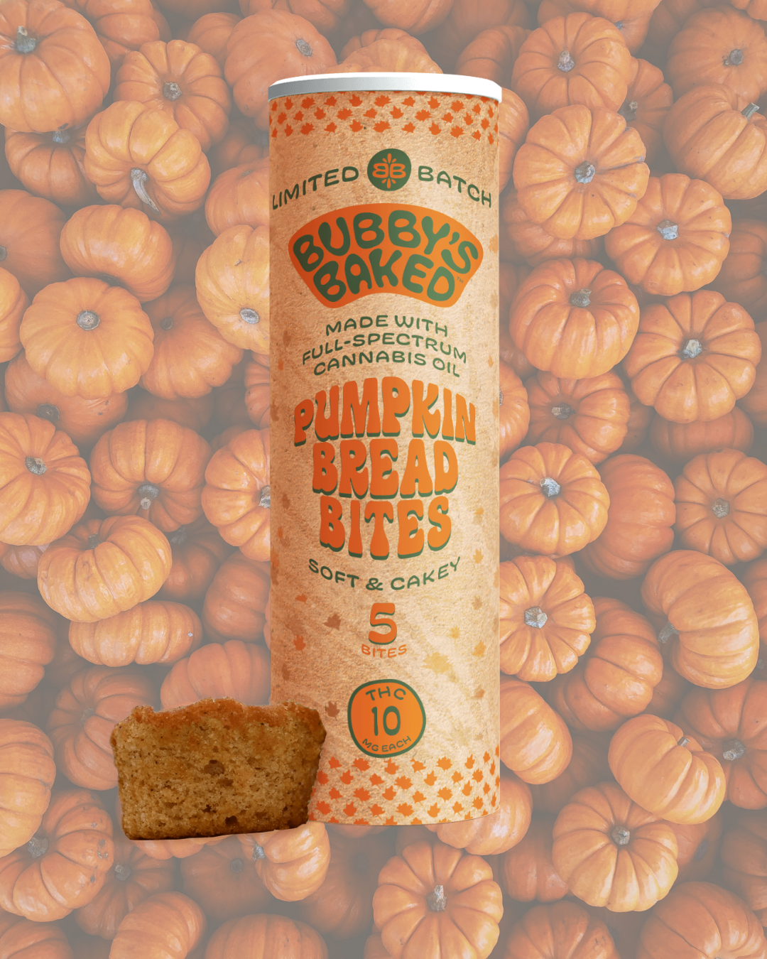 Photograph of product: Pumpkin Bread Bites