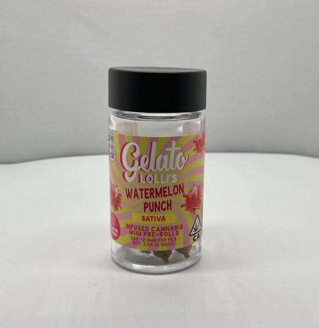 Photograph of product: Watermelon Punch 5Pk Infused Lolli's - 