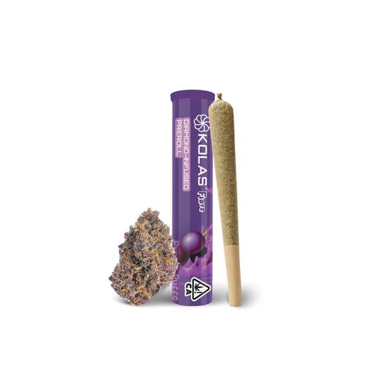 Photograph of product: Kolas Infused Flavored Pre-roll Purple Puffs 1g - 
