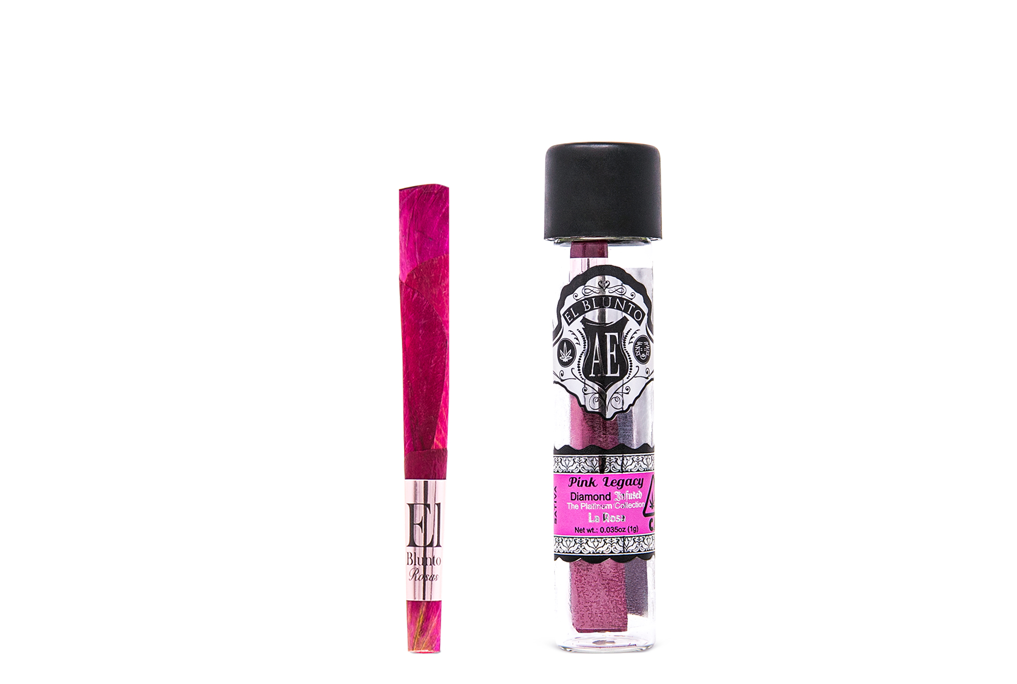 Photograph of product: Pink Legacy Pre-Roll | Diamond Infused | 0.85g