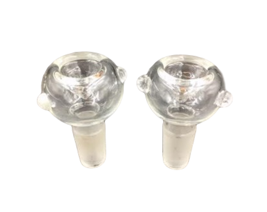 Photograph of product: Glass on Glass Clear Flower Bowl 14mm