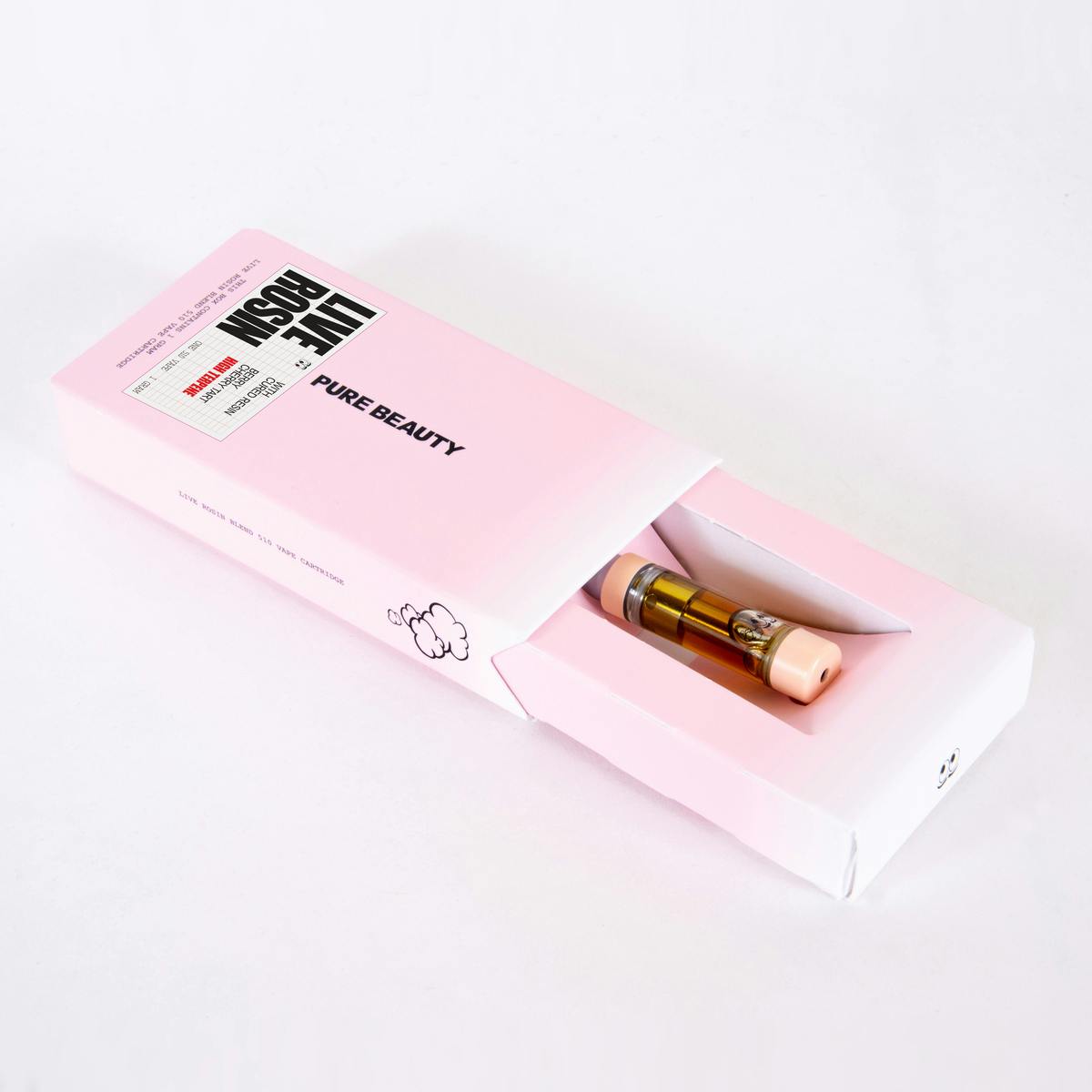 Photograph of product: [Pure Beauty] Live Rosin High Terpene Cartridge - 1g - Berry Cherry Tart (I)