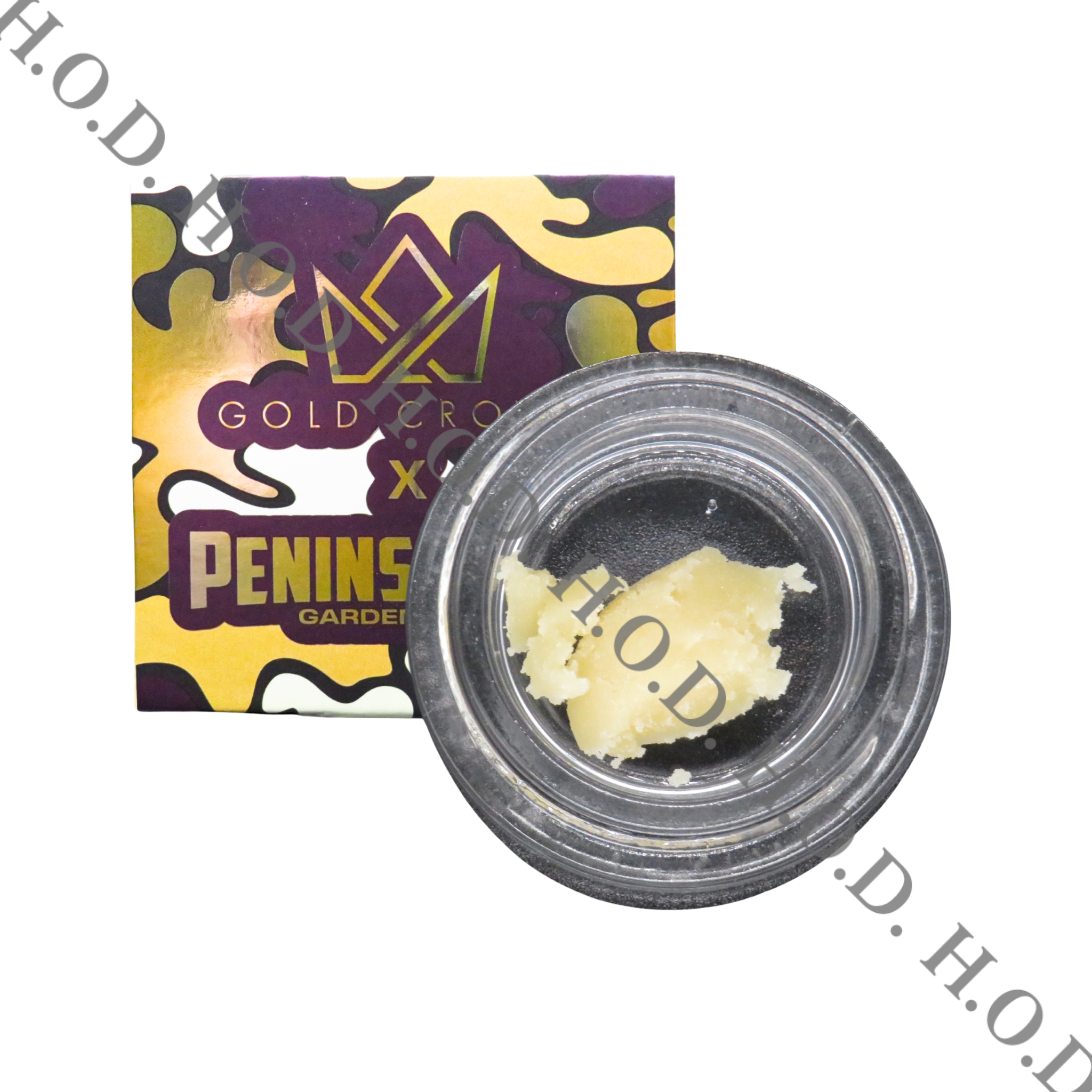 Photograph of product: Gold Crown x Peninsula Gardens Black Maple Budder 1g