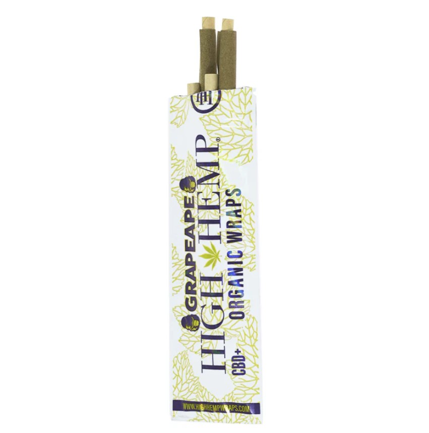 Photograph of product: High Hemp Organic CBD Wraps 2pk - Dutch Cream