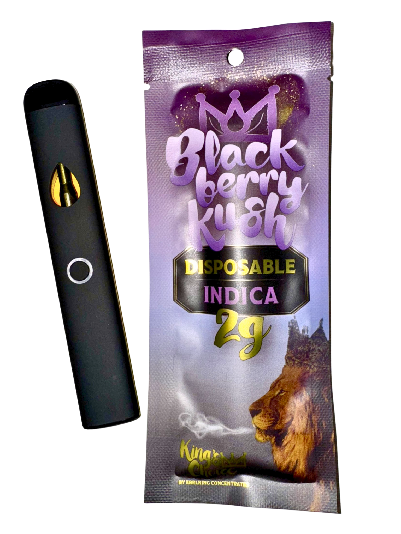 Photograph of product: Blackberry Kush Disposable Vape