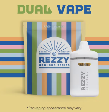 Photograph of product: Rezzy Orange Dreamsicle x Grape Soda Dual Chamber Disposable Vape