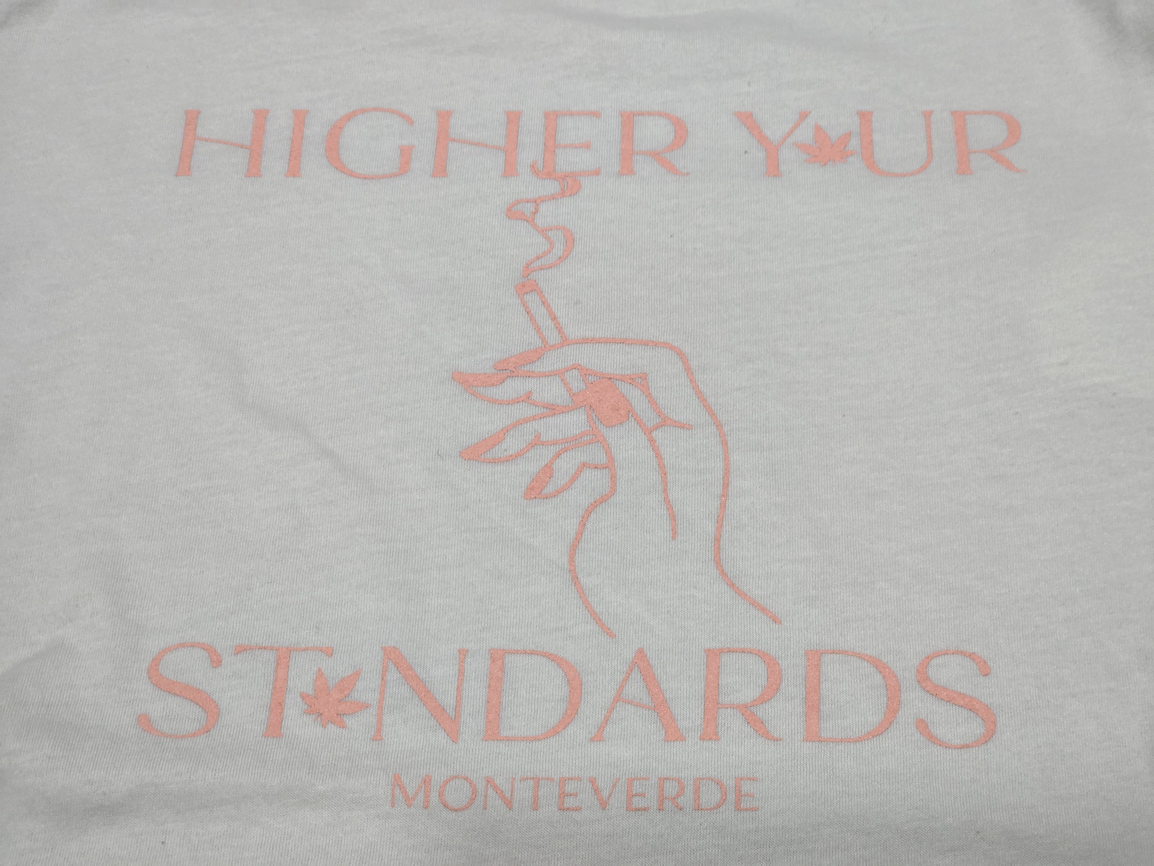 Photograph of product: Monteverde Higher Your Standards Lime T-Shirt Small $25