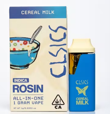 Photograph of product: ALL-IN-ONE - LIVE ROSIN - CEREAL MILK (1G)