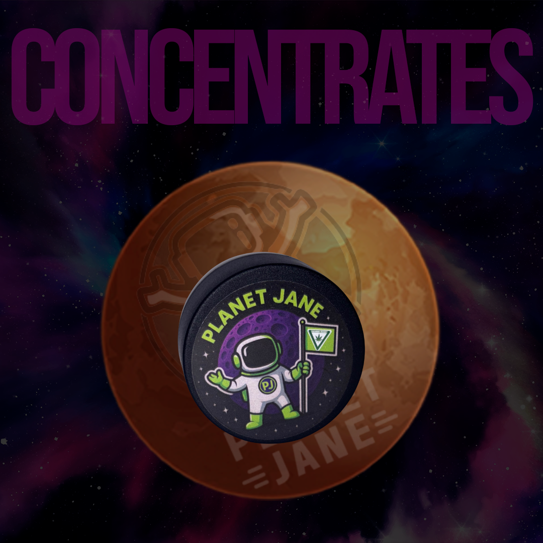 Photograph of product: Planet Jane - 1g Concentrate - Blueberry Runtz