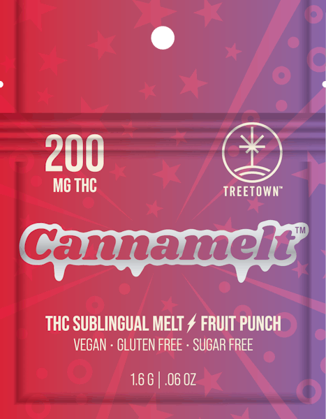 Photograph of product: Fruit Punch| 200MG Cannamelt