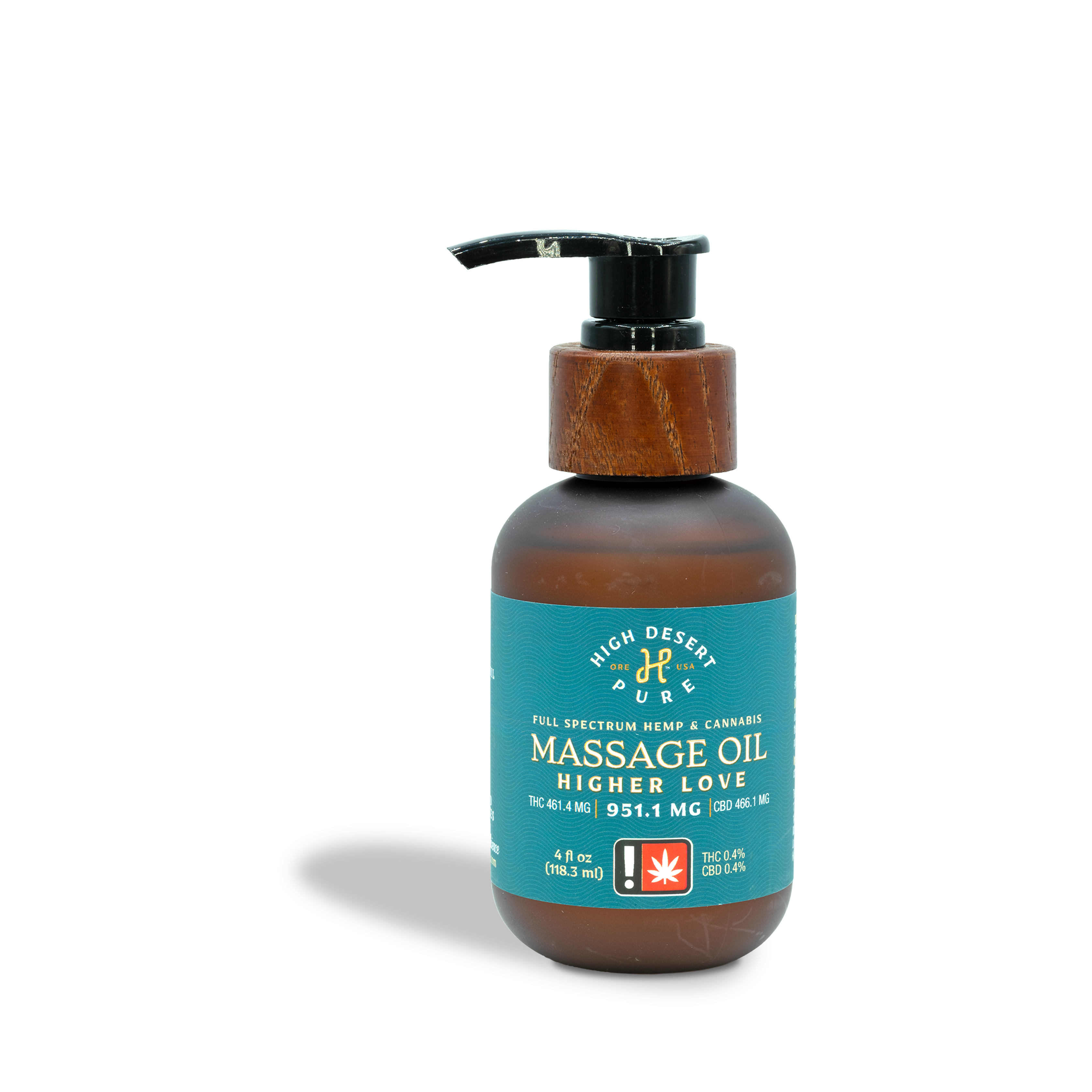 Photograph of product: High Desert Pure - 1:1 Massage Oil - 4oz