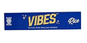 Photograph of product: Vibes King Size Rice Rolling Papers