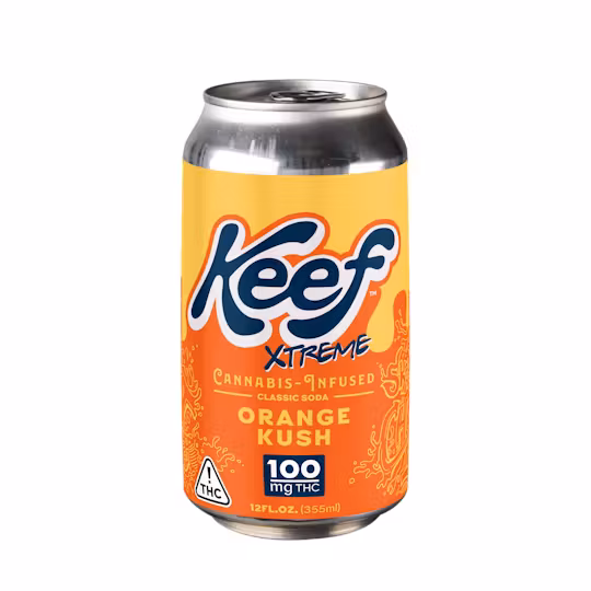 Photograph of product: Classic Soda Orange Kush Xtreme 100mg