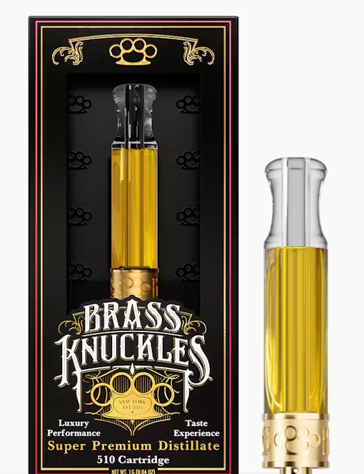 Photograph of Product: East Coast Sour Diesel Vape Cartridge | Sativa | Brass Knuckles