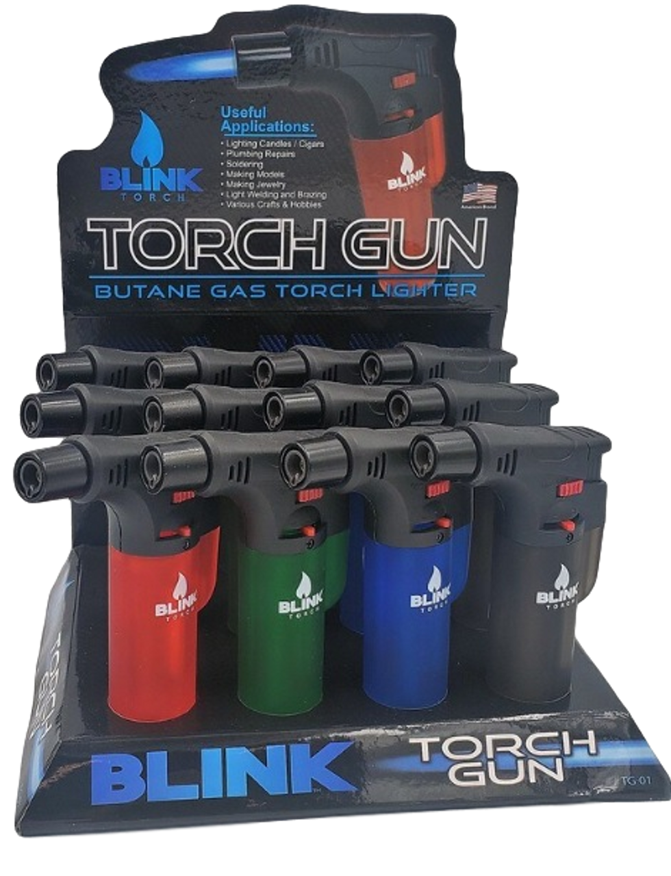 Photograph of product: 4.5" Torch Gun | Assorted Colors