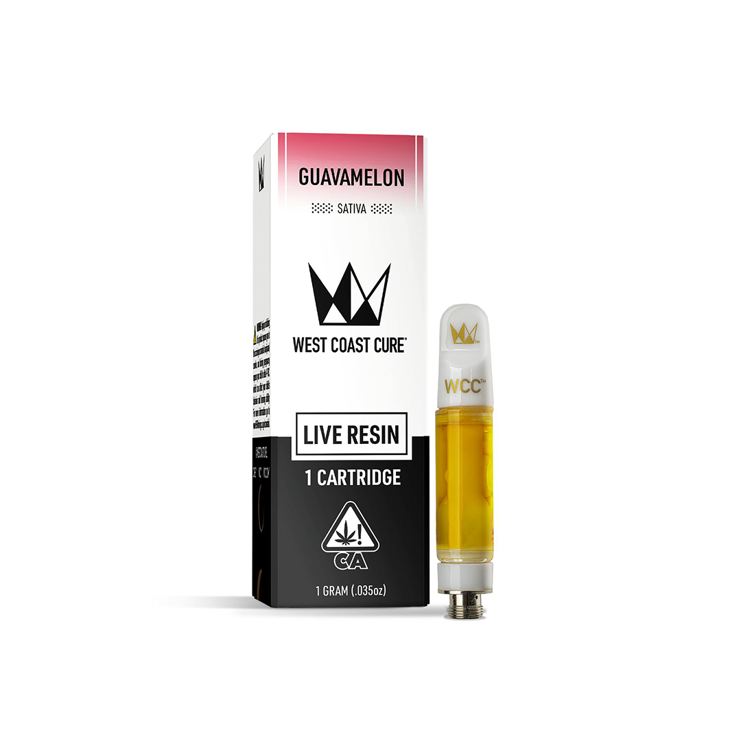 Photograph of product: Guavamelon Live Resin Cartridge 1g