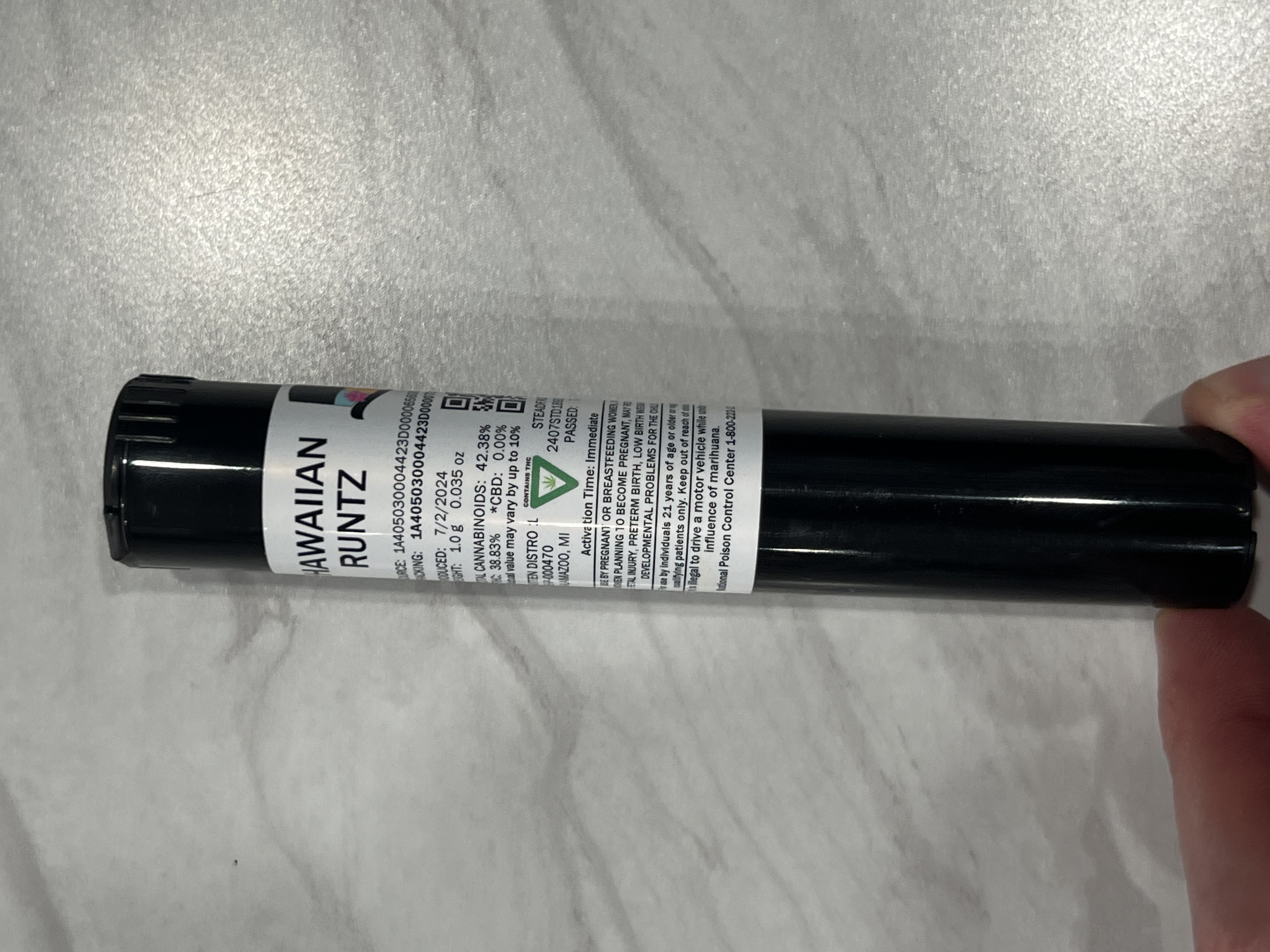 Photograph of product: Hawaiian Runtz - Infused Pre-Rolls