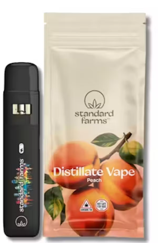 Photograph of product: Standard Farms - Peach | 2G Disposable Vape