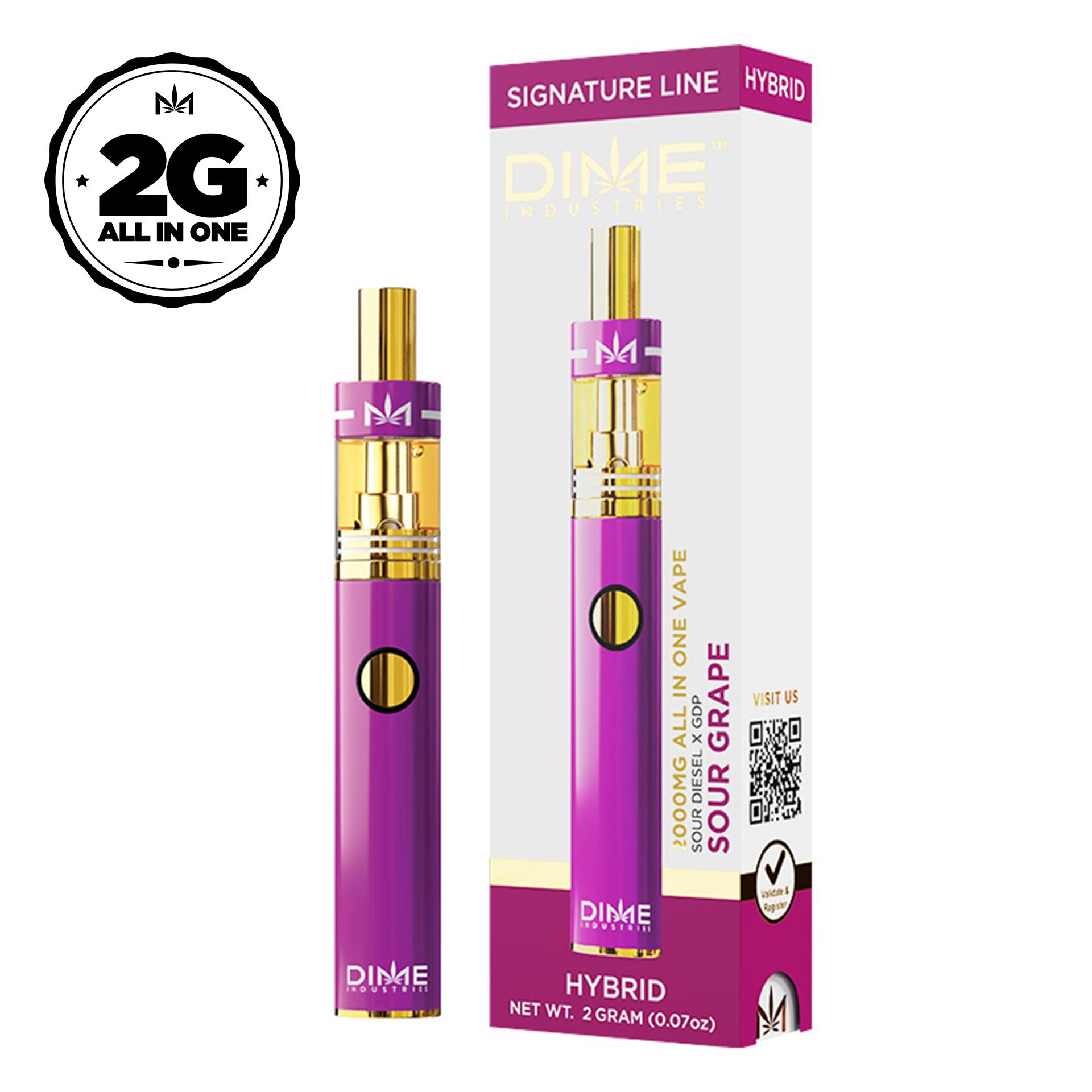 Photograph of product: VAPE DI SOUR GRAPE (H) DISPOSABLE
