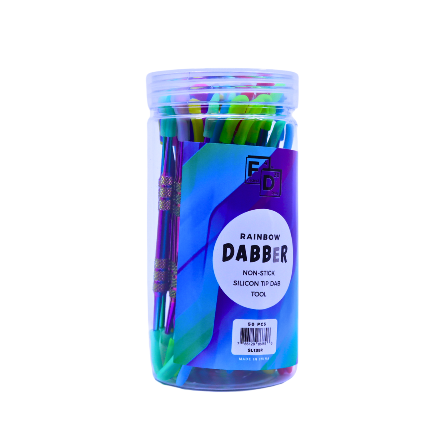 Photograph of product: Rainbow Dabber - Silicone Tip