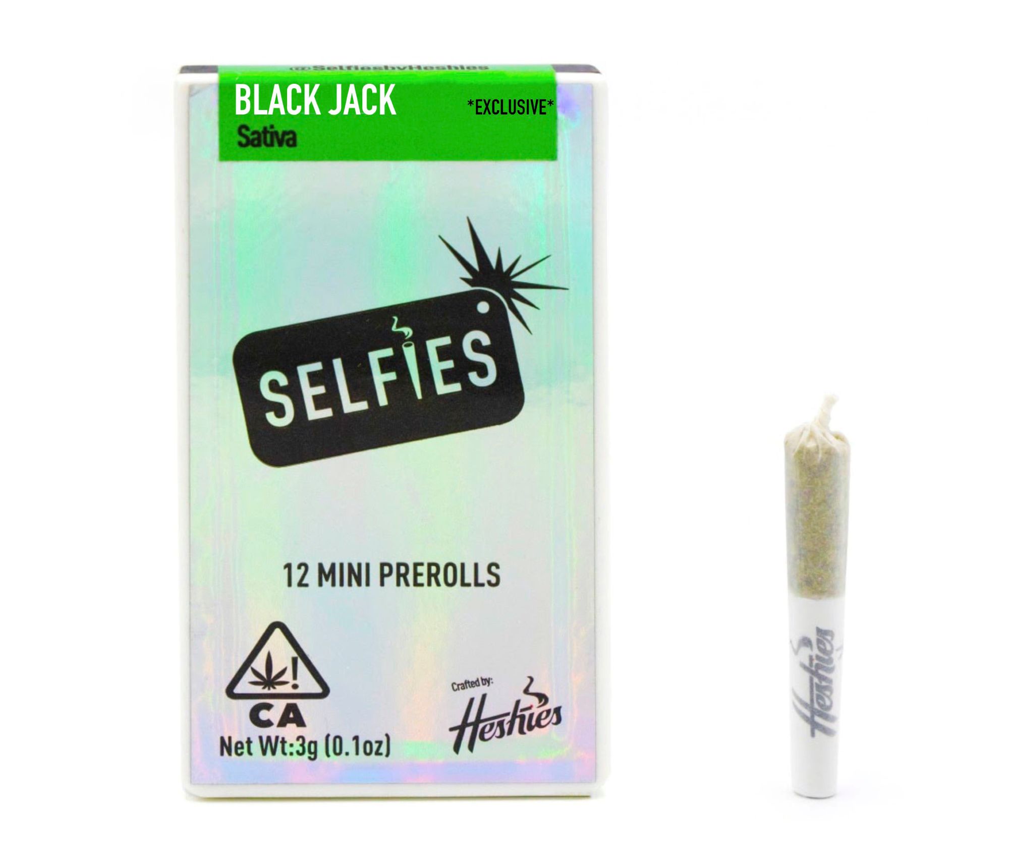 Photograph of product: 12pk - Blackjack - 3g (S) - Selfies