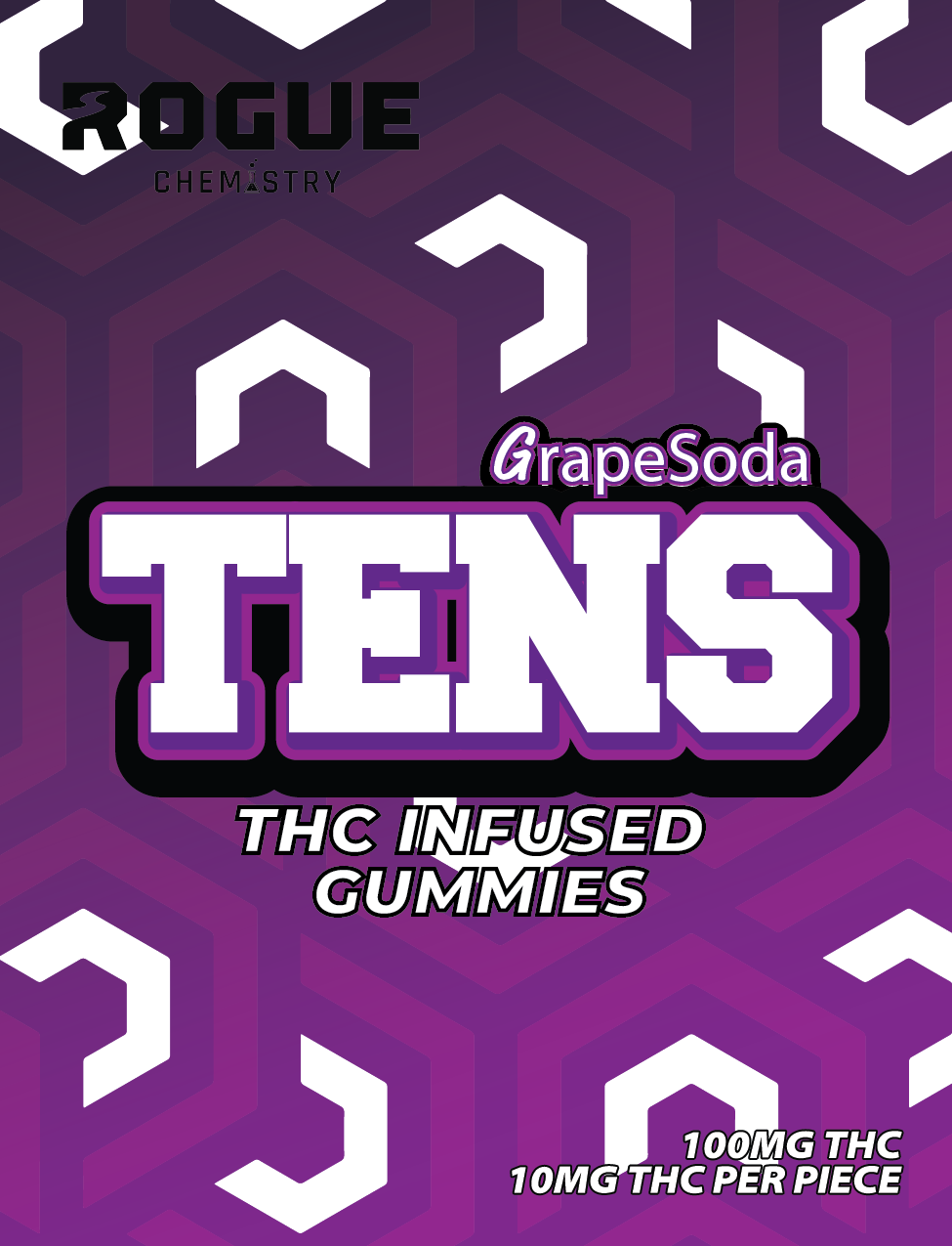 Photograph of product: Grape Soda TENS (10x10mg)