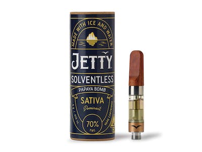 Photograph of product: Solventless Papaya Bomb