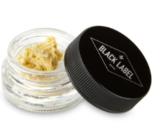 Photograph of product: Black Label | Concentrate | Strawberry Guava | Crumble | 1g -Oui'd-Hybrid