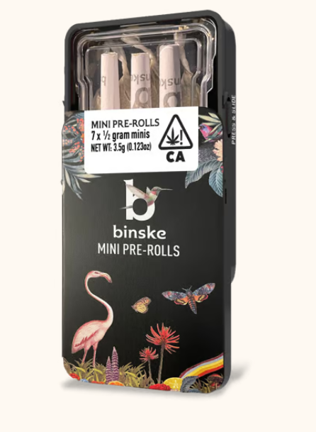 Photograph of product: BINSKE DOUBLE BAKED CAKE MINI 7PK PRE-ROLLS 3.5G