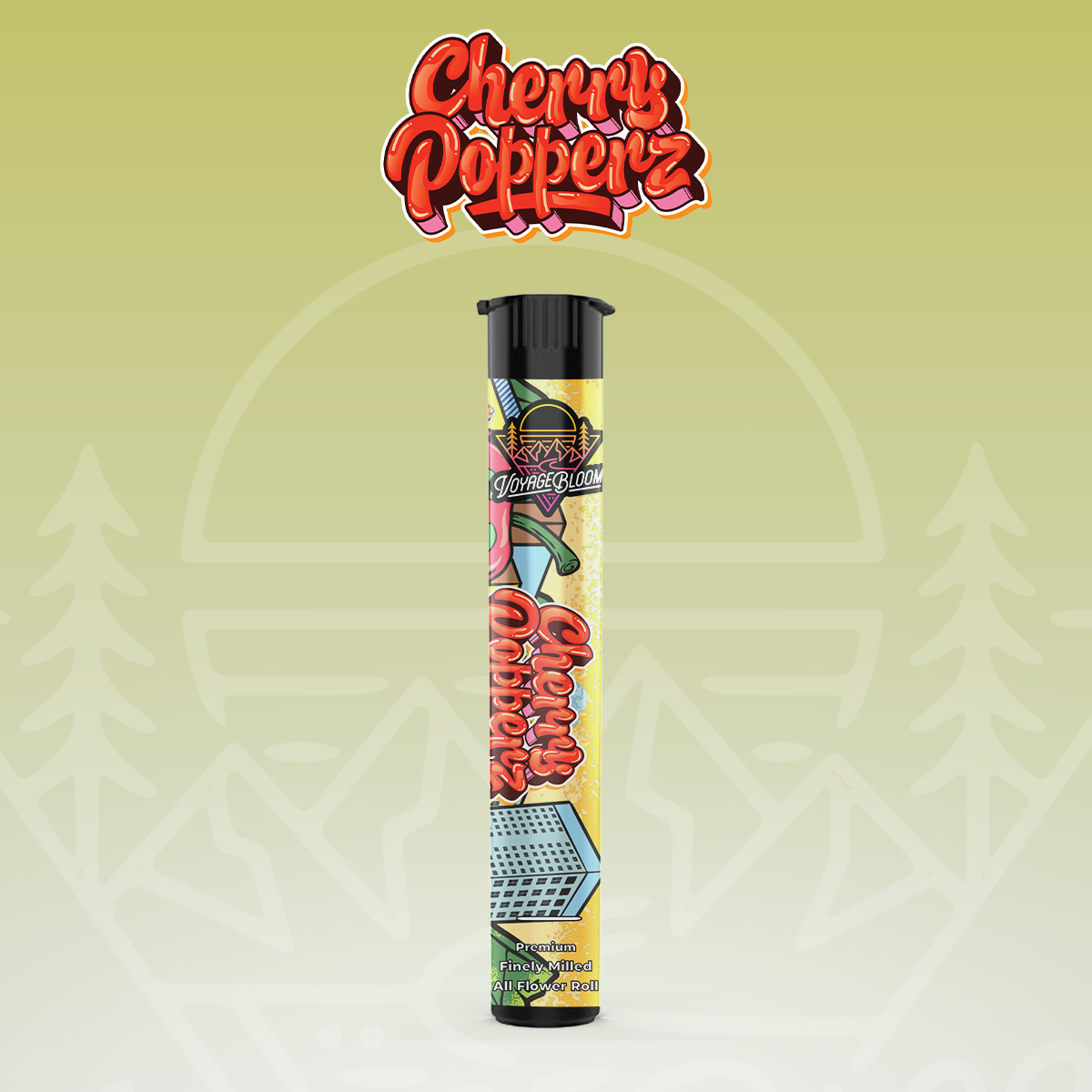 Photograph of product: Cherry Popperz | 1G Preroll