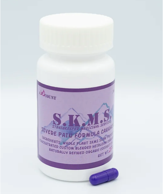 Photograph of product: Severe Pain RSO Capsules 60 ct